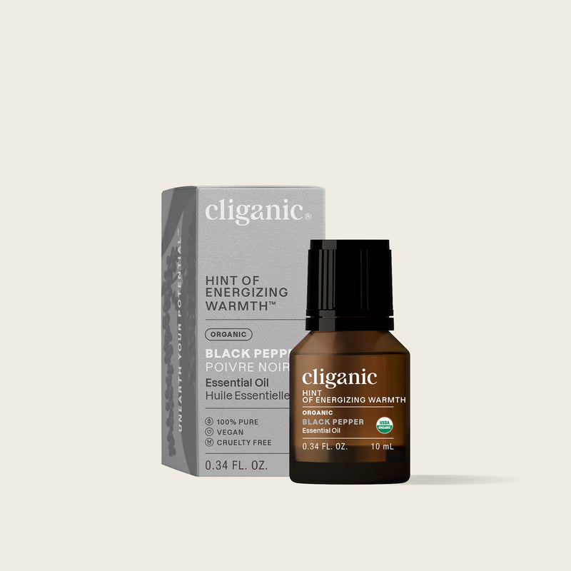 Organic Black Pepper Essential Oil - Cliganic Essential Oil Singles