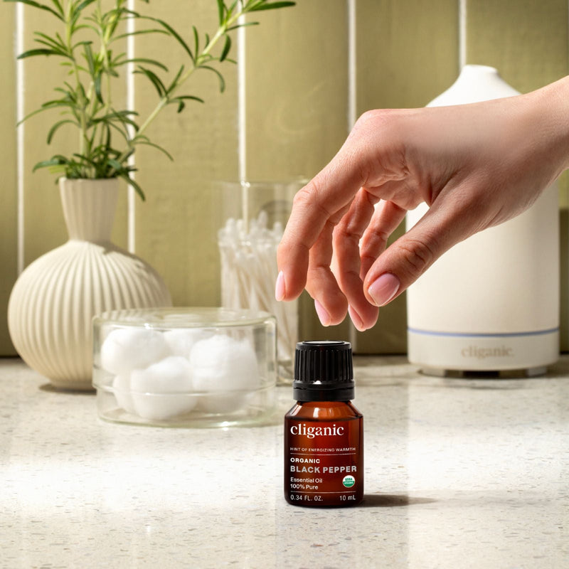 Organic Black Pepper - Cliganic Essential Oil Singles