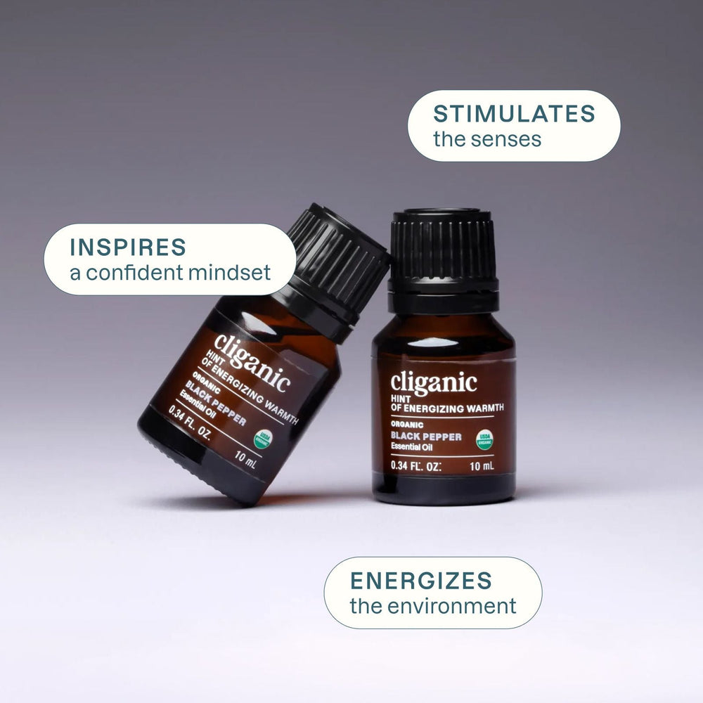 Organic Black Pepper - Cliganic Essential Oil Singles