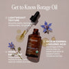 Organic Borage Oil - Cliganic Skin & Hair Oils