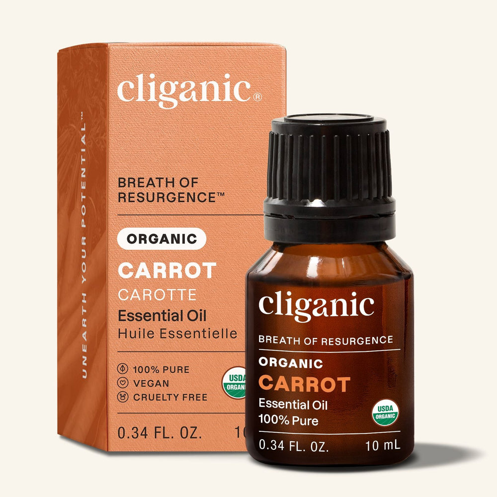Organic Carrot Seed Essential Oil - Cliganic Essential Oil Singles