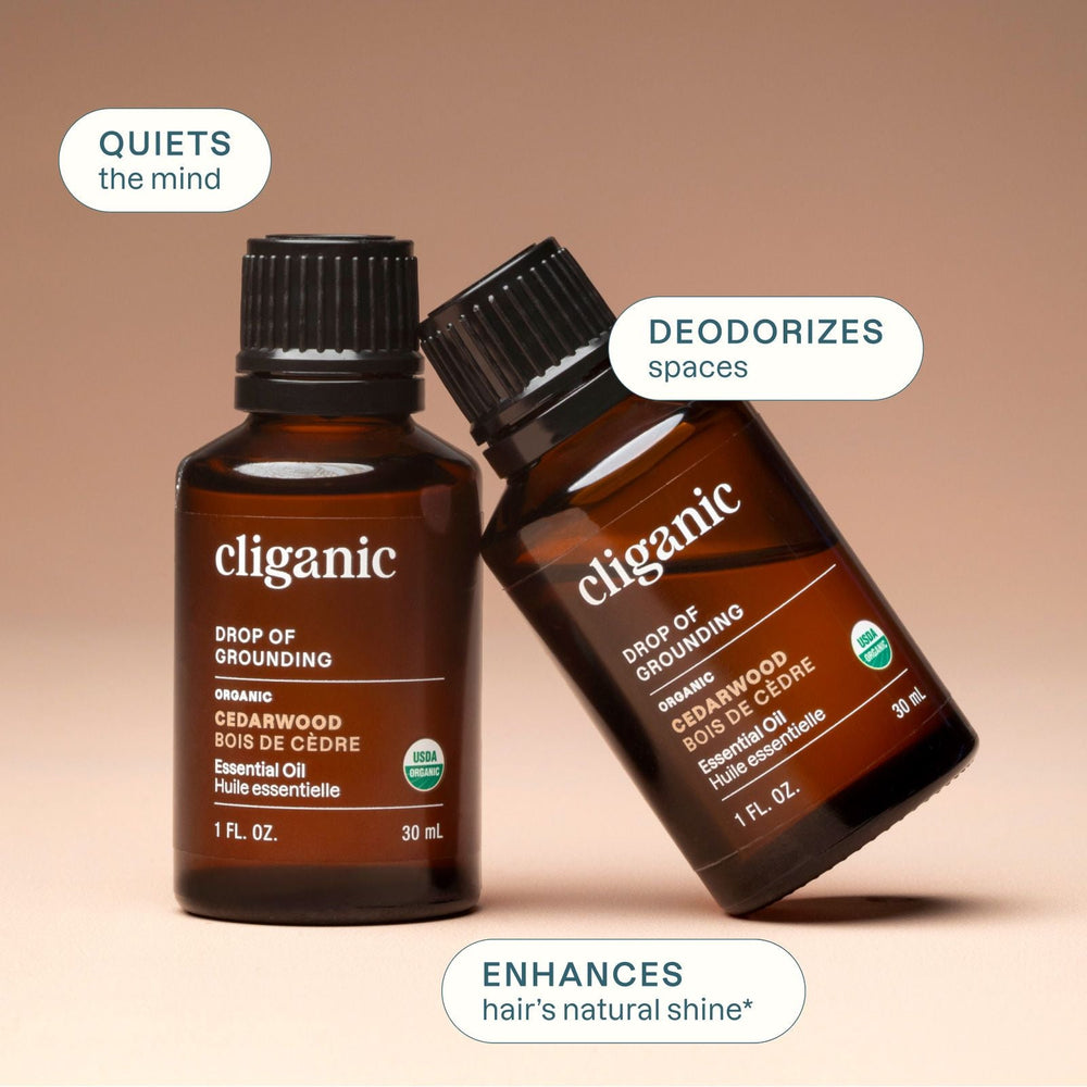 Organic Cedarwood Essential Oil - Cliganic Essential Oil Singles
