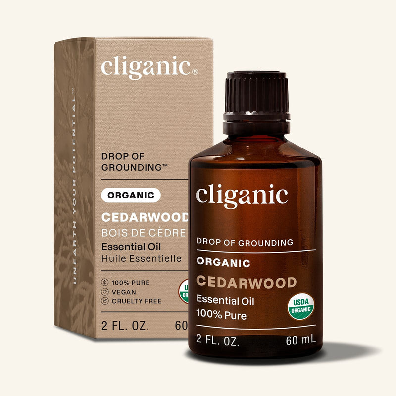Organic Cedarwood Essential Oil - Cliganic Essential Oil Singles