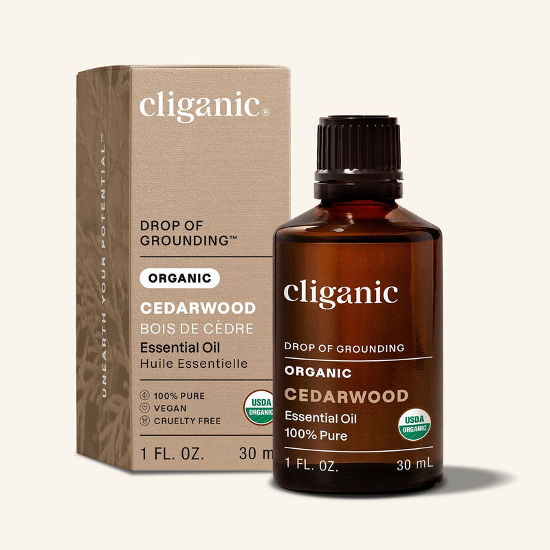Organic Cedarwood Essential Oil - Cliganic Essential Oil Singles