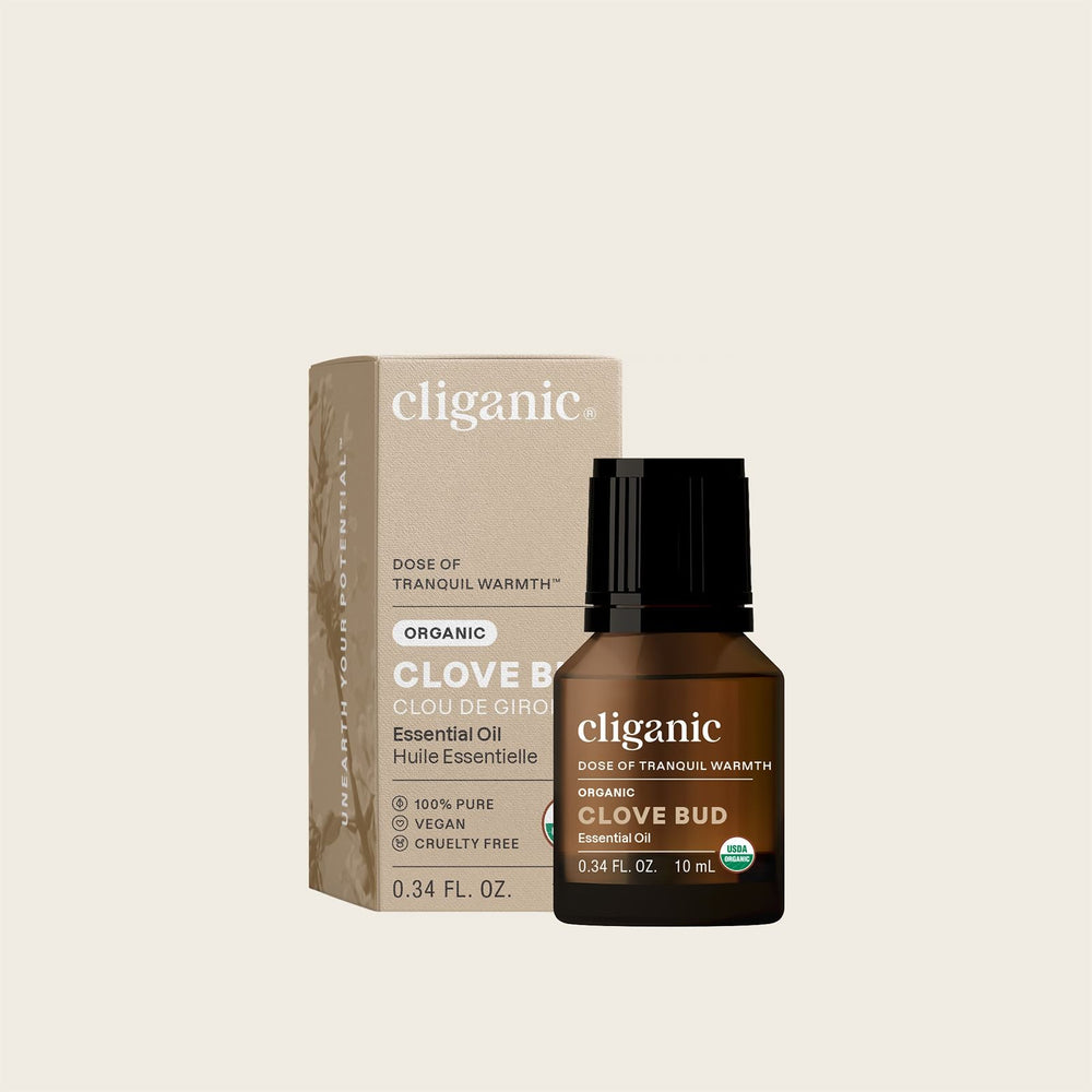 Organic Clove Bud Essential Oil - Cliganic Essential Oil Singles