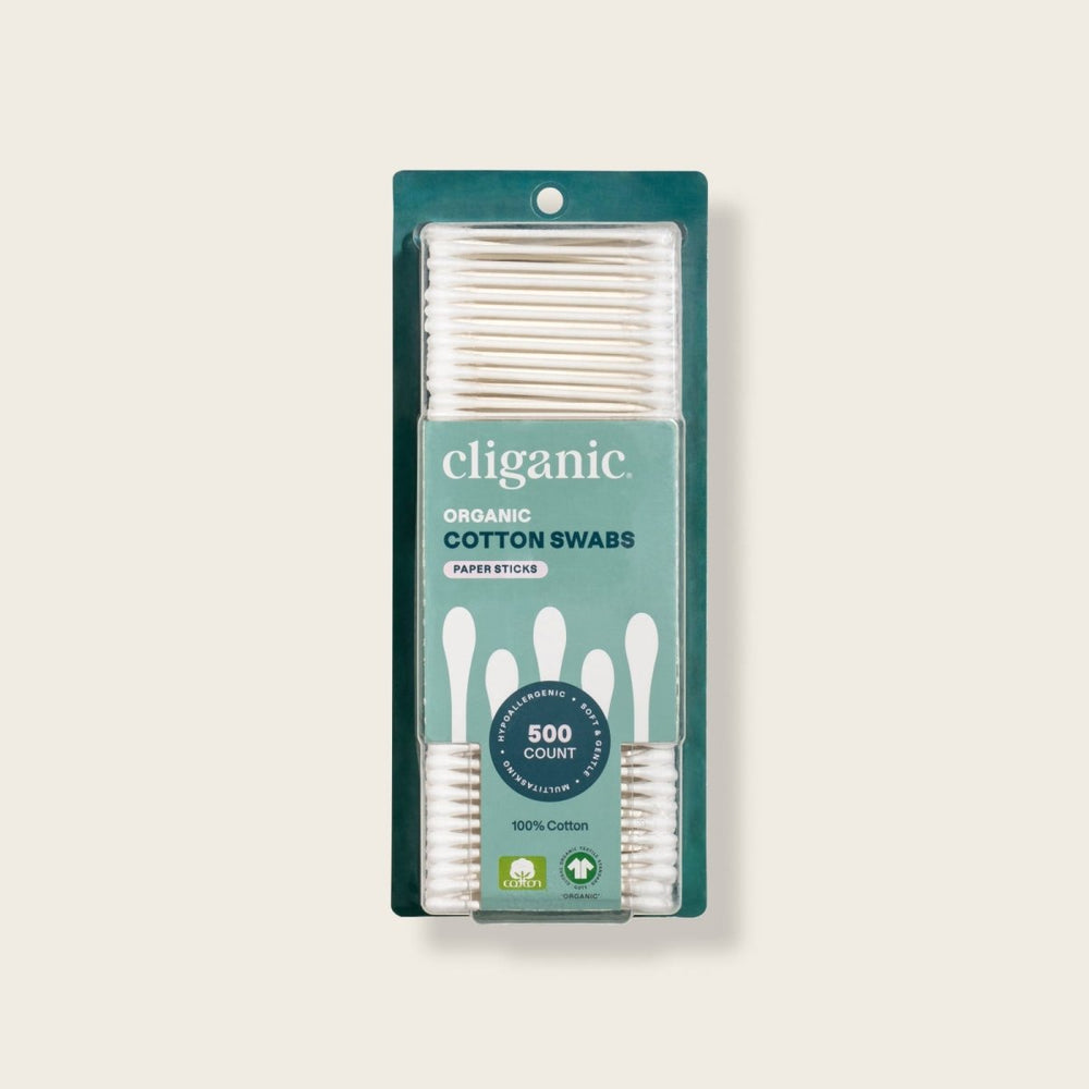Organic Cotton Swabs - Cliganic Cotton Products