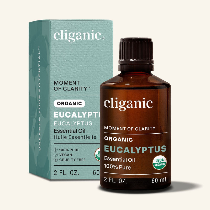 Organic Eucalyptus Essential Oil - Cliganic Essential Oil Singles