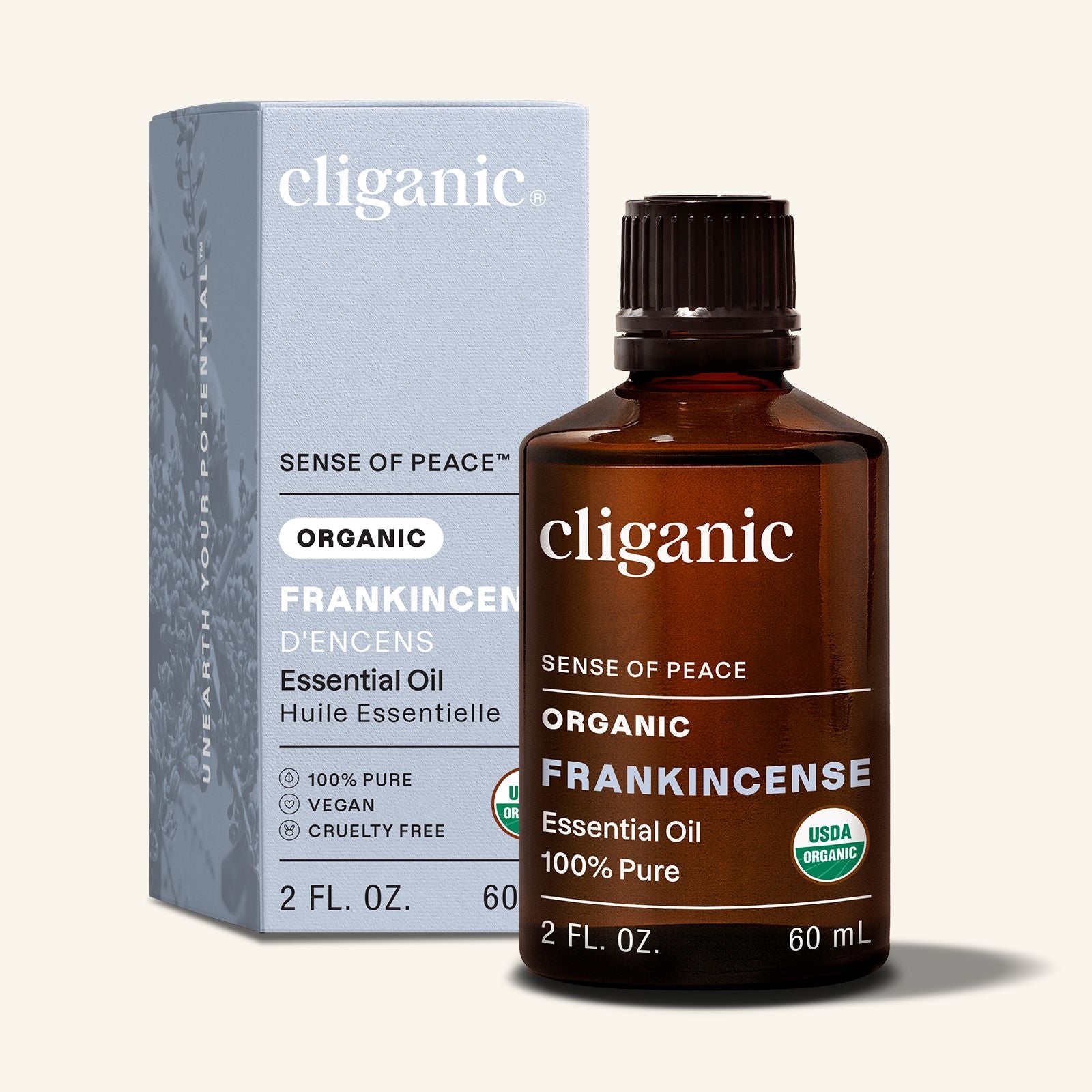 100% Pure, Organic Frankincense Essential Oil | Cliganic