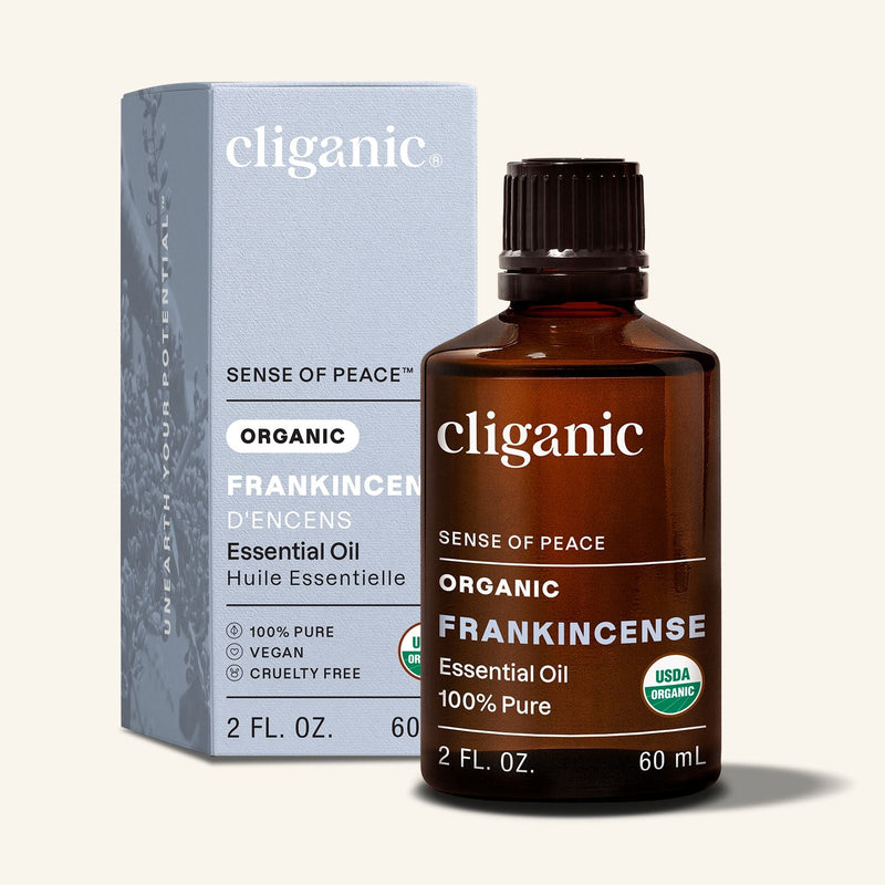 Organic Frankincense Essential Oil - Cliganic Essential Oil Singles