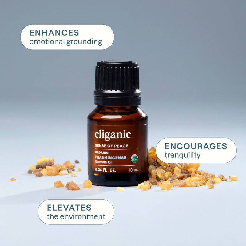 Organic Frankincense Essential Oil - Cliganic Essential Oil Singles
