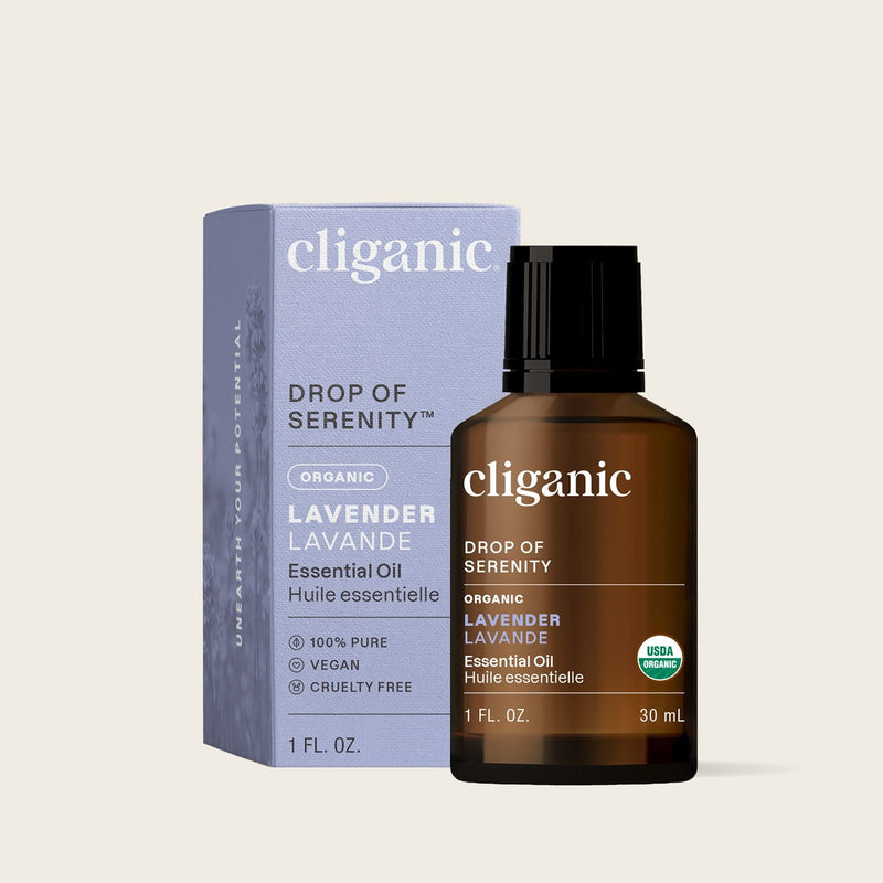 Organic Lavender Essential Oil - Cliganic Essential Oil Singles