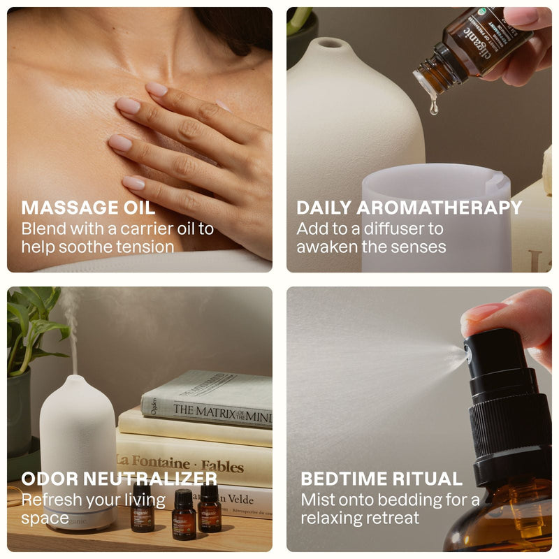 Organic Lavender Essential Oil - Cliganic Essential Oil Singles