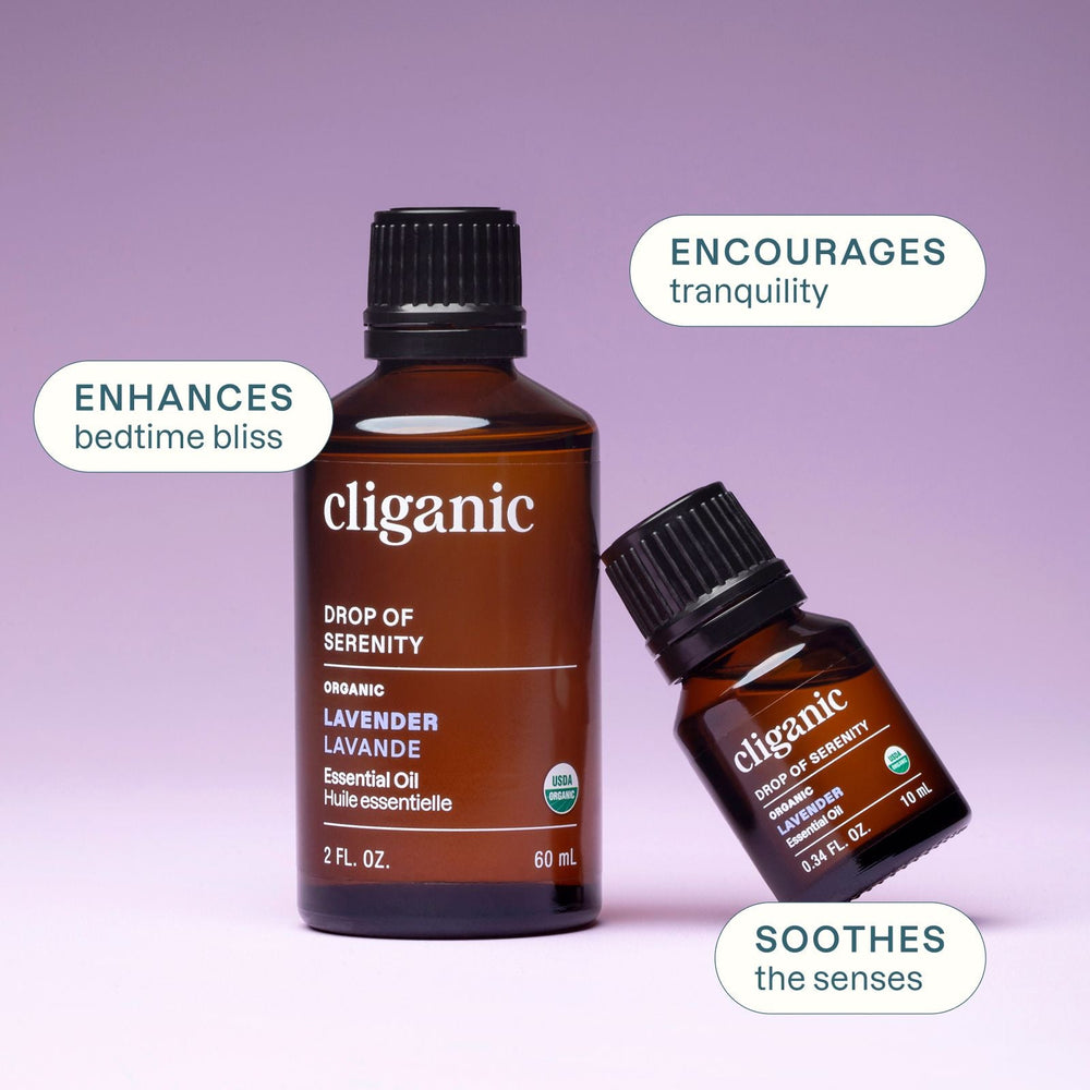 Organic Lavender Essential Oil - Cliganic Essential Oil Singles