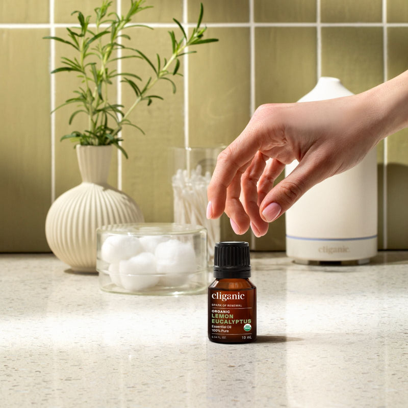 Organic Lemon Eucalyptus - Cliganic Essential Oil Singles