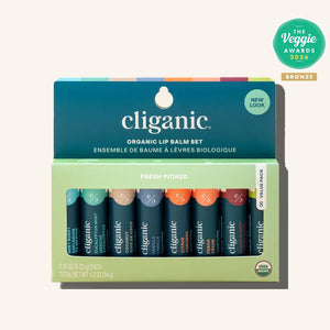 Organic Lip Balm Set - Fresh Picked - Cliganic Lip Balms