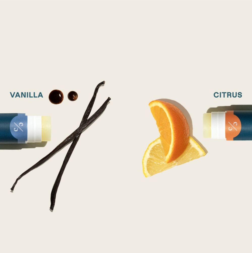 Organic Lip Balm Set - Orange Shake - Cliganic Lip Balms