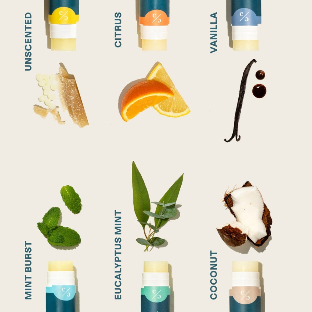 Organic Lip Balm Set - Rainforest Fresh - Cliganic Lip Balms