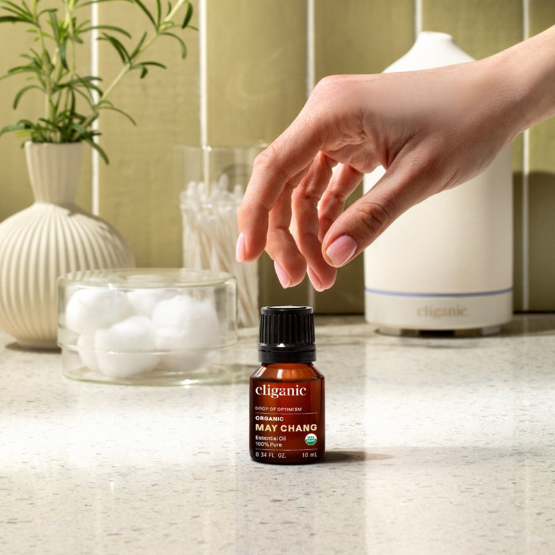 Organic May Chang Essential Oil - Cliganic Essential Oil Singles
