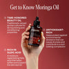 Organic Moringa Oil - Cliganic Skin & Hair Oils