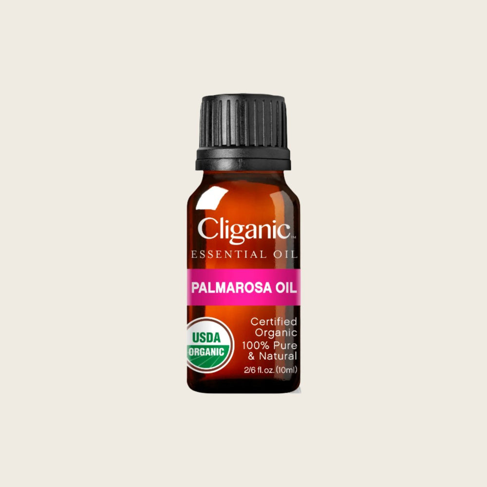 Organic Palmarosa Essential Oil - Cliganic Essential Oil Singles