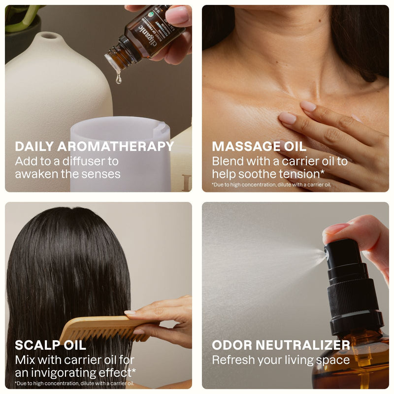 Organic Patchouli Essential Oil - Cliganic Essential Oil Singles