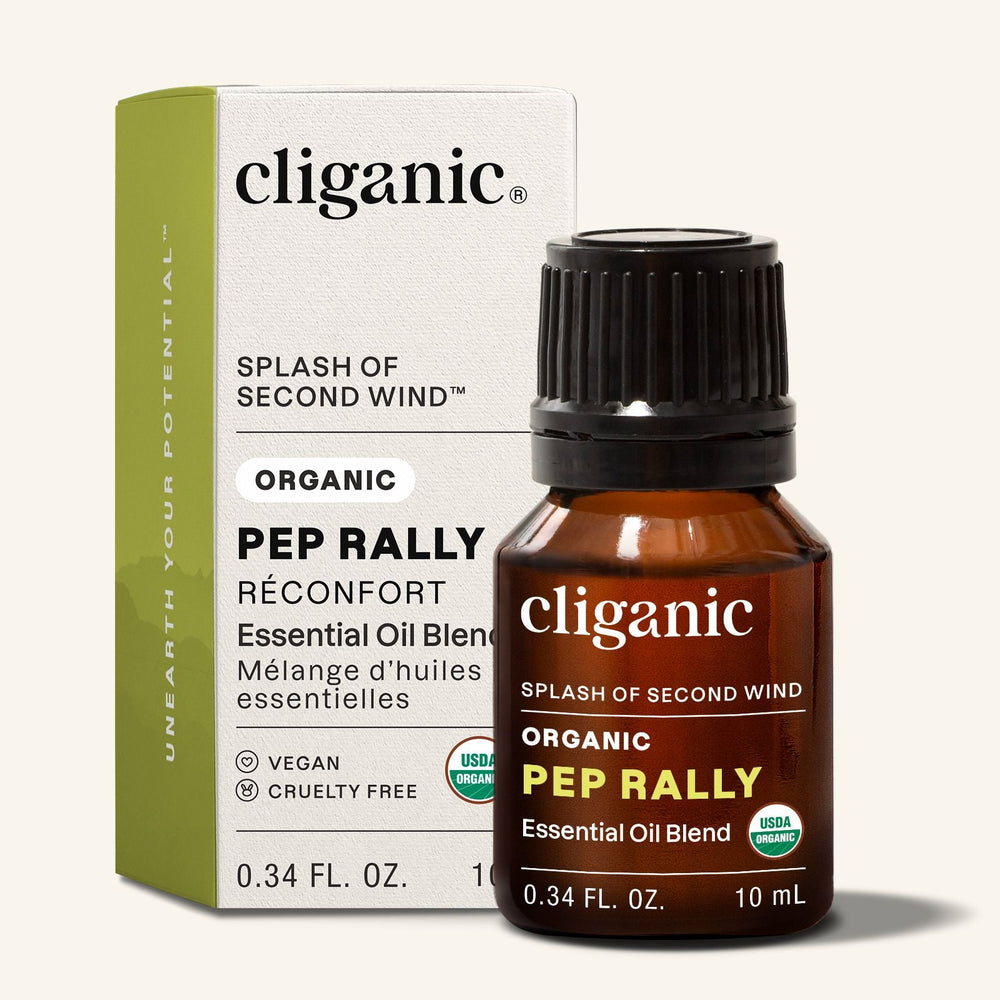 Organic Pep Rally Essential Oil Blend - Cliganic Essential Oil Blends