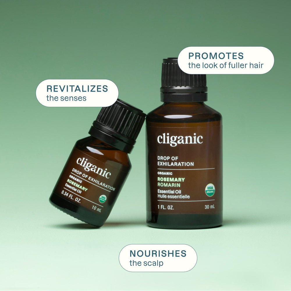 Organic Rosemary Essential Oil - Cliganic Essential Oil Singles