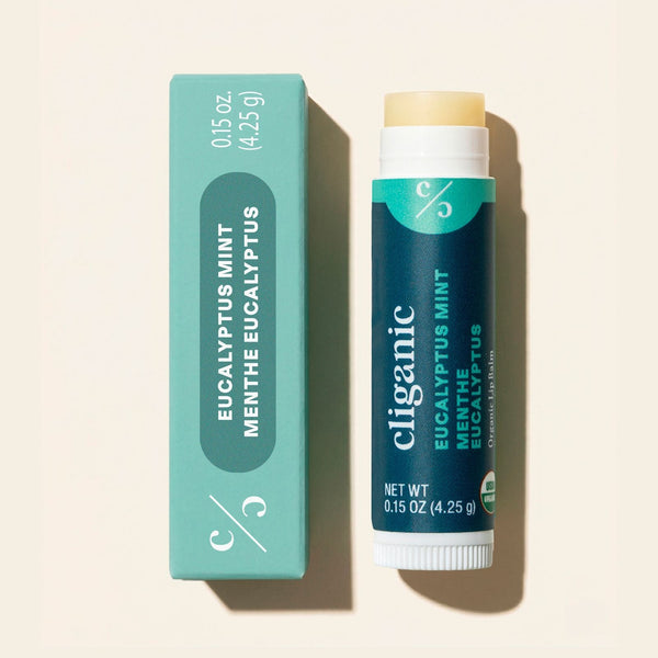 リップケア Eucalyptus Lip Balm 0.15 oz Eucalyptus Mint Organic Lip Balm | Cliganic