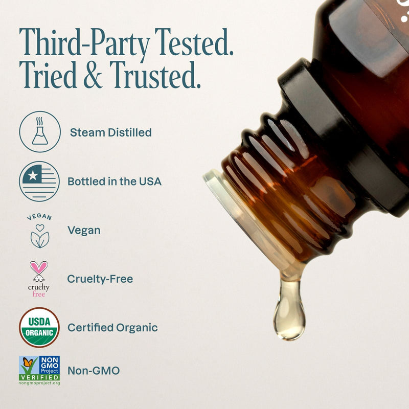 Organic Spearmint - Cliganic Essential Oil Singles