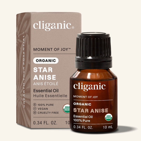 Organic Star Anise Essential Oil | 100% Pure | Cliganic