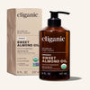 Organic Sweet Almond Oil - Cliganic Skin & Hair Oils