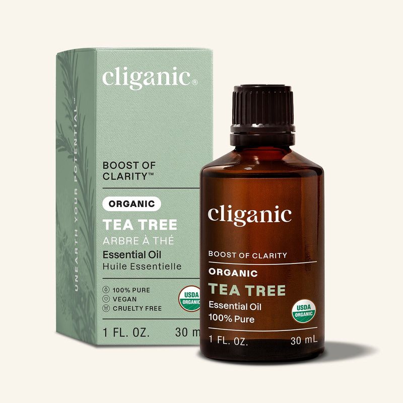 Organic Tea Tree Essential Oil - Cliganic Essential Oil Singles