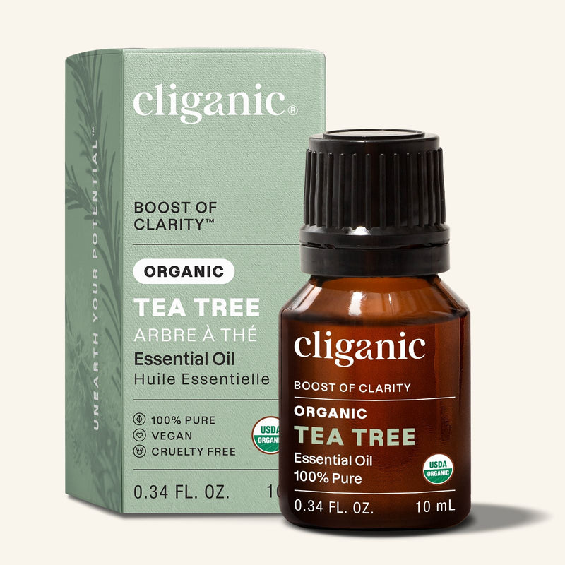 Organic Tea Tree Essential Oil - Cliganic Essential Oil Singles