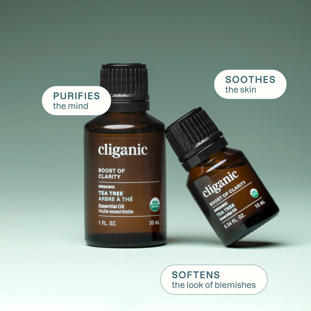 Organic Tea Tree Essential Oil - Cliganic Essential Oil Singles