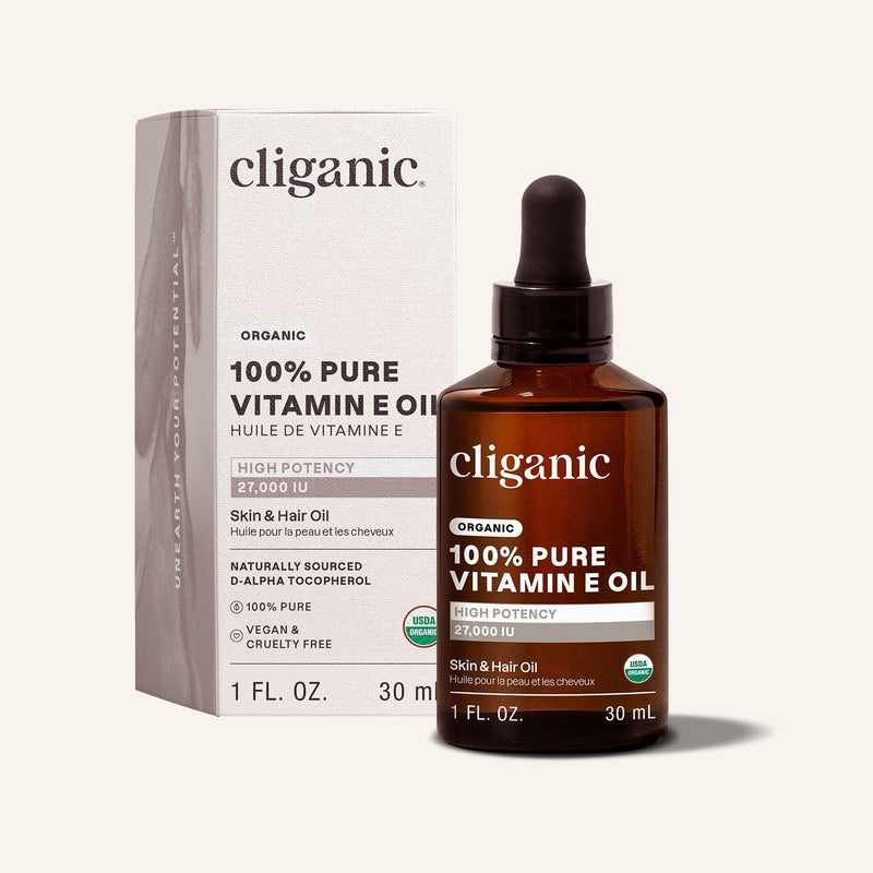 Organic Vitamin E Oil | Cliganic 1 oz Organic Vitamin E Oil | Cliganic 1 oz