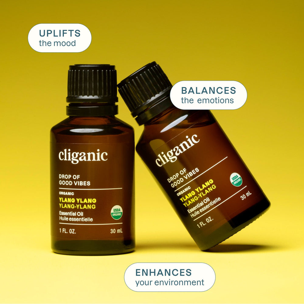 Organic Ylang Ylang Essential Oil - Cliganic Essential Oil Singles