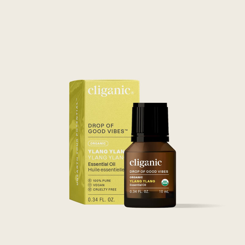 Organic Ylang Ylang Essential Oil - Cliganic Essential Oil Singles