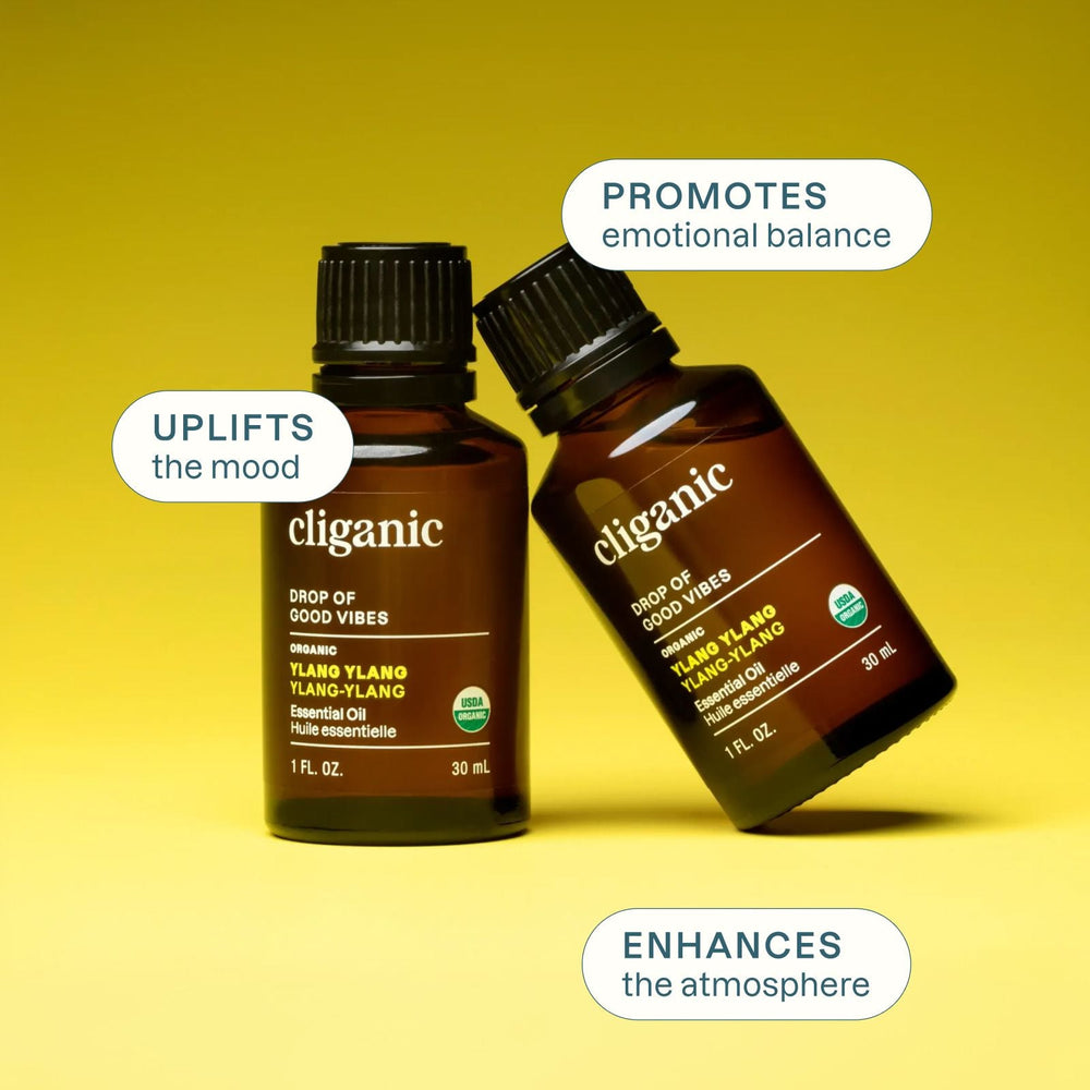 Organic Ylang Ylang - Cliganic Essential Oil Singles