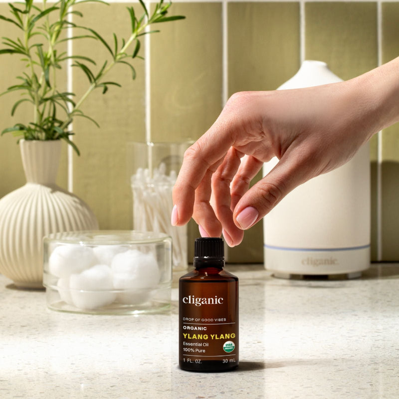 Organic Ylang Ylang - Cliganic Essential Oil Singles