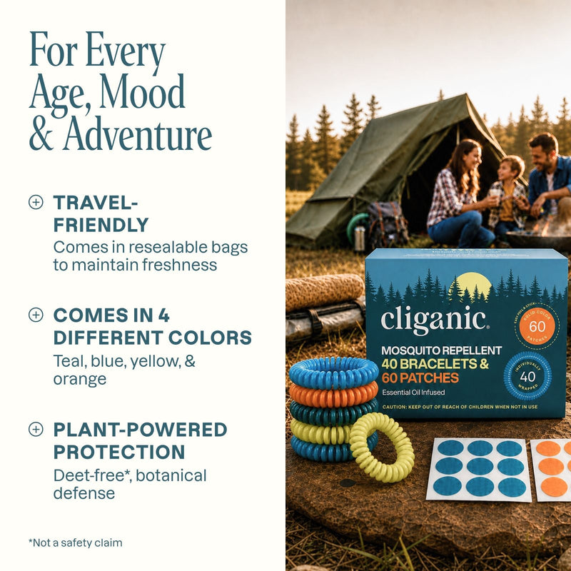 Out & About Mosquito Repellent Bundle - Cliganic Mosquito Repellents