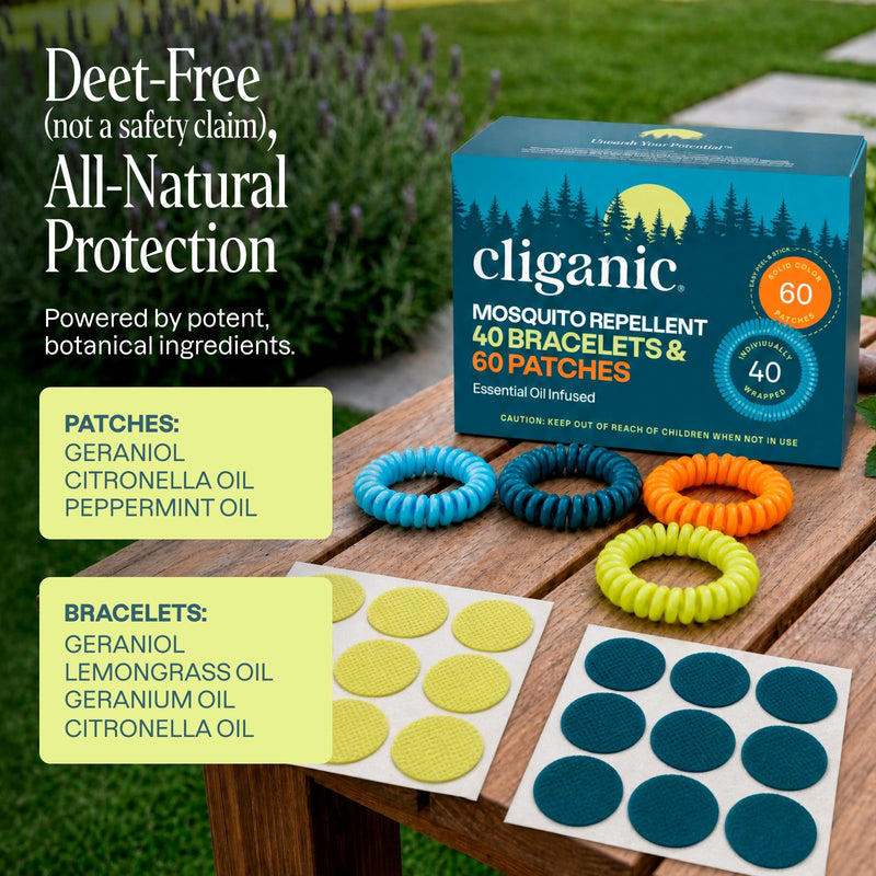 Out & About Mosquito Repellent Bundle - Cliganic Mosquito Repellents