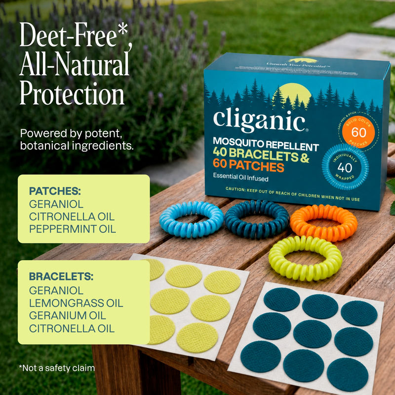 Out & About Mosquito Repellent Bundle - Cliganic Mosquito Repellents