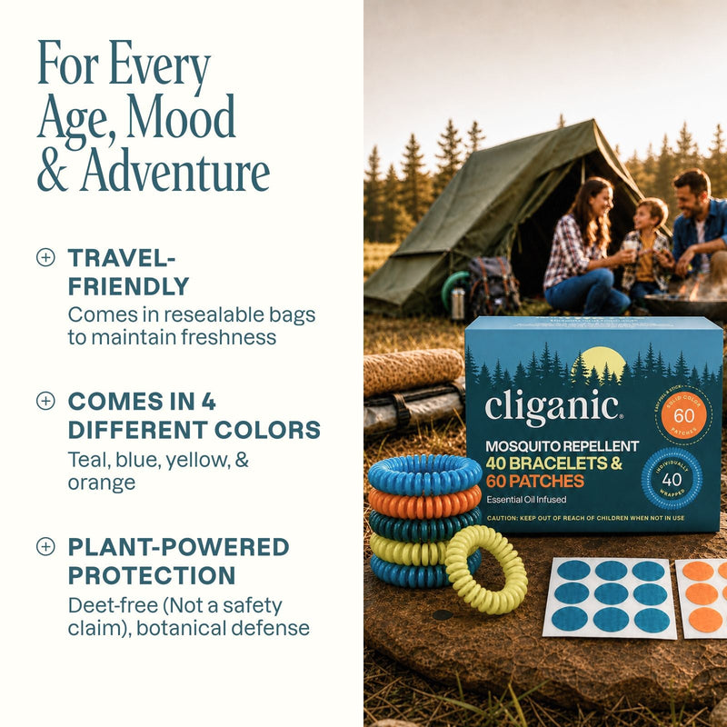 Out & About Mosquito Repellent Bundle - Cliganic Mosquito Repellents