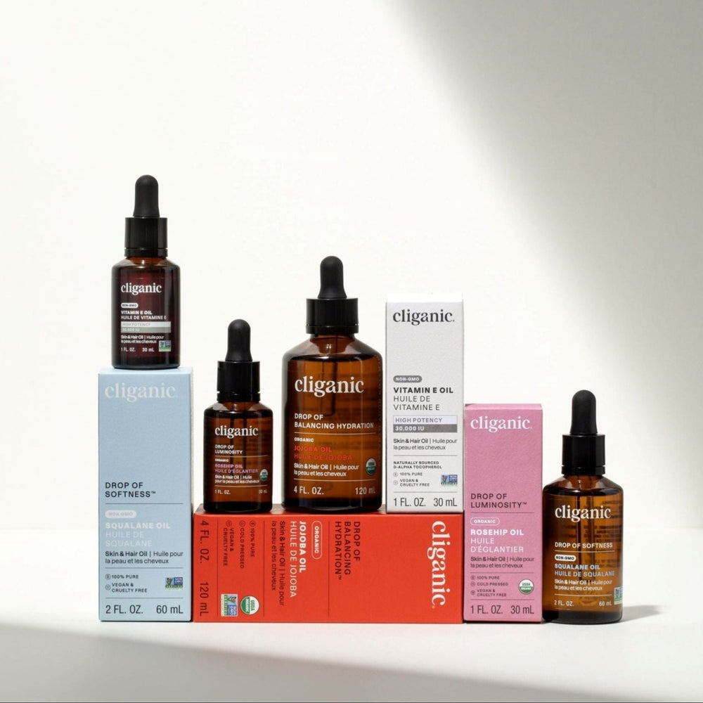 Radiant Skin Essentials Bundle - Cliganic Skin & Hair Oils
