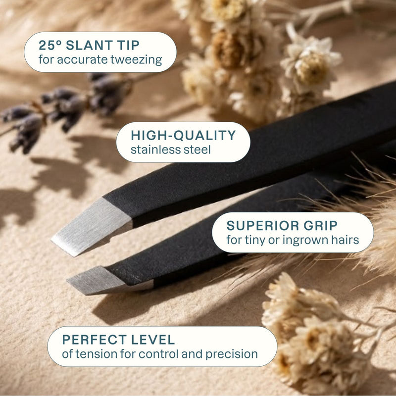 Slant Tip Tweezer - Cliganic