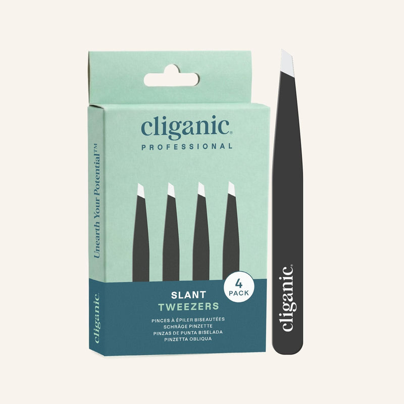 Slant Tip Tweezer - Cliganic