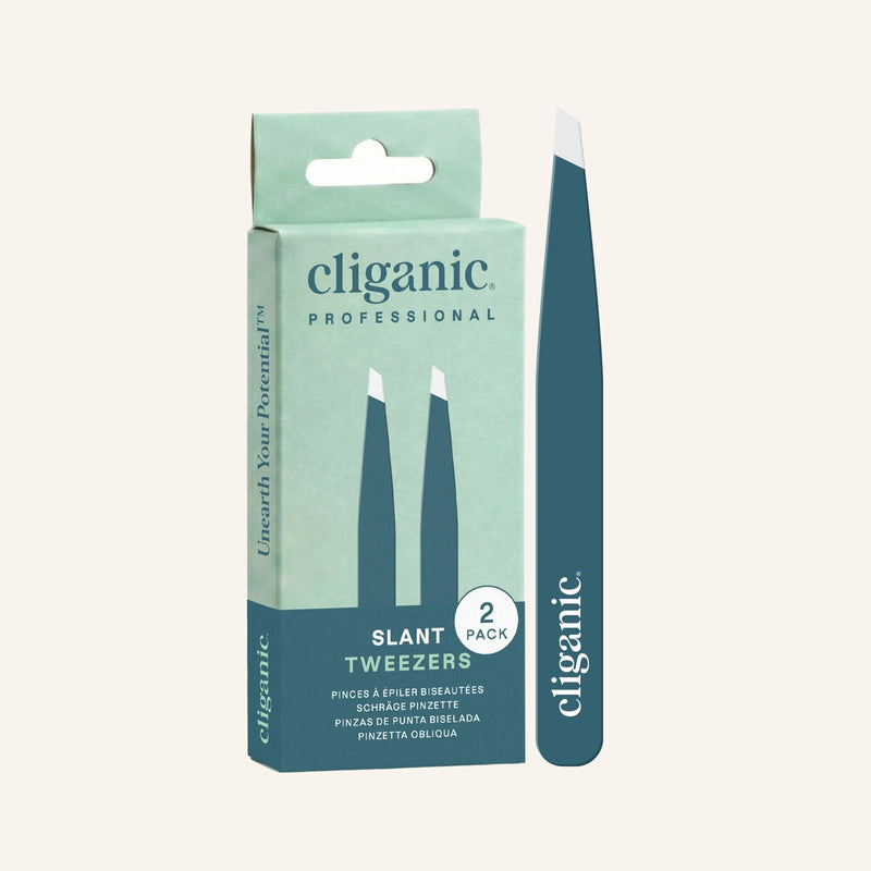 Slant Tip Tweezer - Cliganic