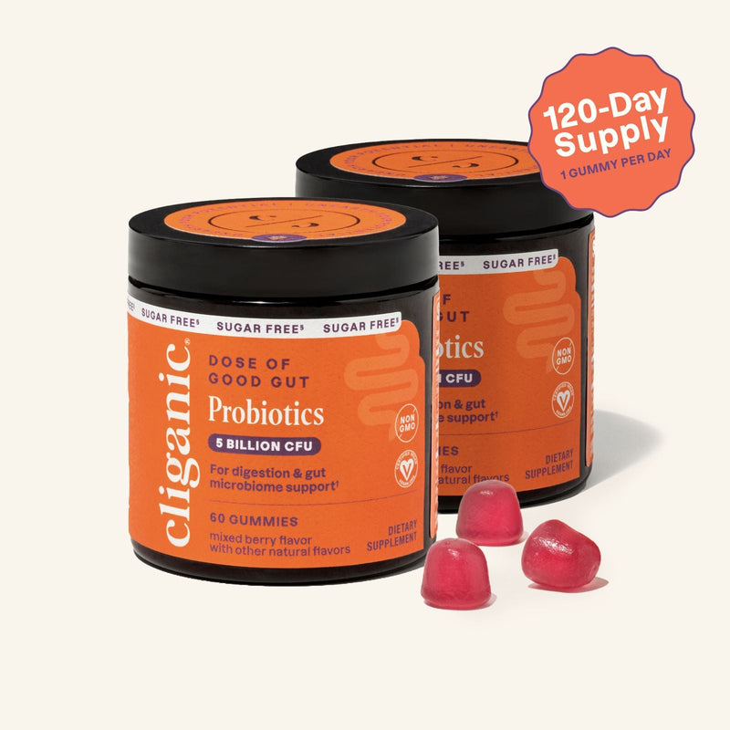 Sugar-Free Probiotic Gummies - Cliganic Supplements