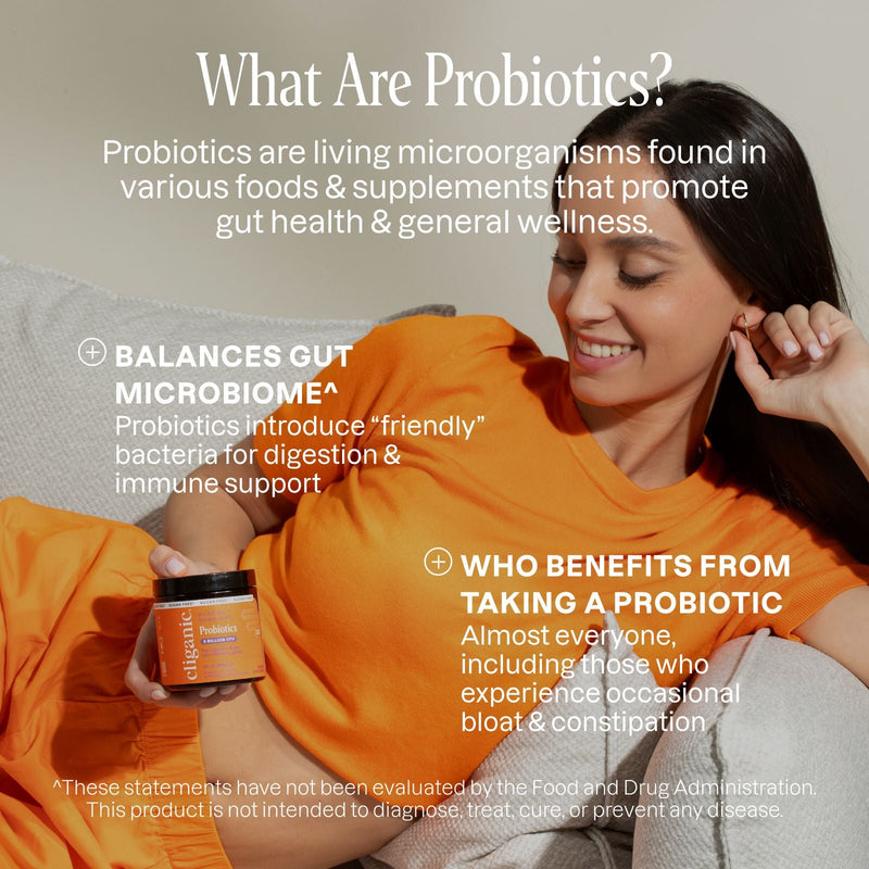 Sugar - Free Probiotic Gummies - Cliganic Supplements