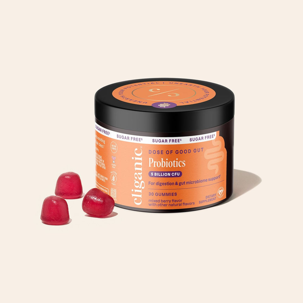Sugar - Free Probiotics Gummies - Cliganic Supplements